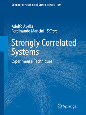 cover image of Strongly Correlated Systems